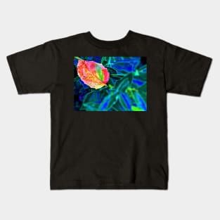 Colorful Mahonia Leaf Kids T-Shirt